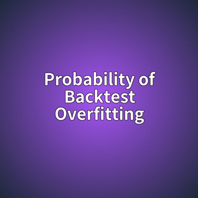 Probability of Backtest Overfitting이란 무엇인가: 백테스트 과적합 확률 측정하기 6 probability of backtest overfitting 1787896645